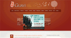 Desktop Screenshot of guayi.org.br